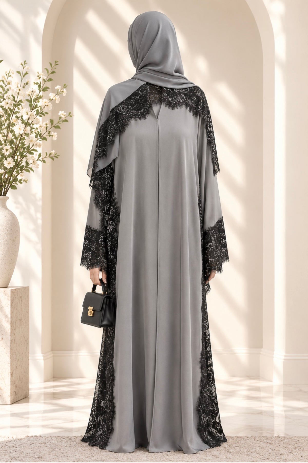 Nadira Lace Abaya